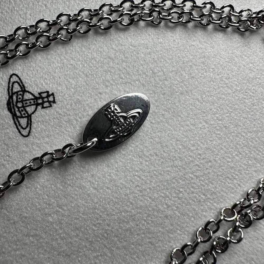 Silver Vivienne Westwood Necklace Silver B 123